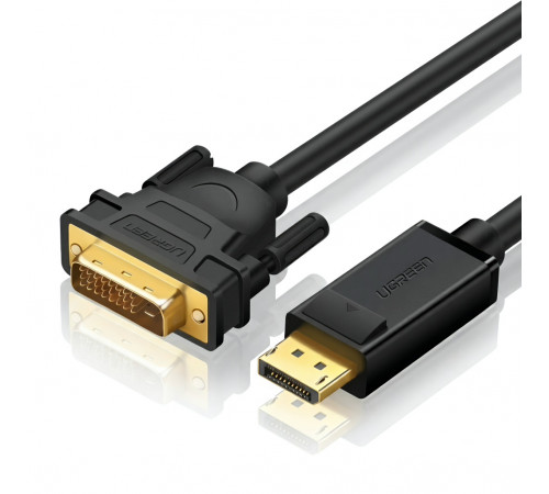 Видеокабель-адаптер | DisplayPort (DP) на DVI-D | UGREEN DP103 | 1.5 метра